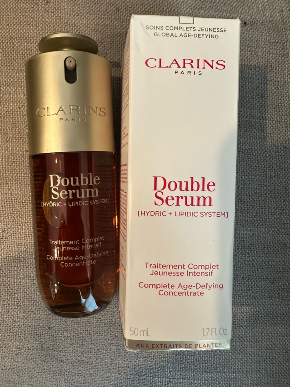 Clarins Double Serum Complete Age-Defying Concentrate - 1.7oz - Picture 7 of 8
